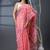 pink ethnic motifs silk cotton handloom jamdani saree