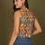 multicolor cotton printed top for women