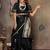 black ethnic motifs zari silk blend banarasi saree