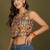 multicolor cotton printed top for women