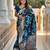 blue woven design zari banarasi saree