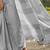 grey zari handloom woven design saree