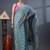 sea_green ethnic motifs silk cotton handloom jamdani saree