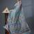 sea_green ethnic motifs silk cotton handloom jamdani saree