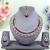 Maroon color yellow gold plating festive wear designer necklace set