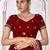 maroon floral embroidered pure georgette saree