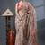 cream woven design silk cotton handloom jamdani saree