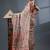 cream woven design silk cotton handloom jamdani saree
