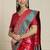 red banarasi satin silk ethnic motif sarees