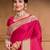 magenta woven design zari silk blend tussar saree