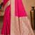 magenta woven design zari silk blend tussar saree