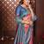 multicolor ethnic motifs zari tissue heavy work paithani saree