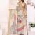 off_white woven design floral zari saree