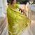 light_lime ethnic motifs woven design zari banarasi saree