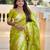 light_lime ethnic motifs woven design zari banarasi saree