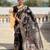 black woven design zari silk blend banarasi saree