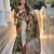 green woven design zari silk blend banarasi saree
