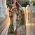 green woven design zari silk blend banarasi saree