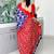 navy_blue floral ikat saree