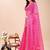 pink bandhani gotta patti pure chiffon bandhani saree