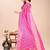 pink bandhani gotta patti pure chiffon bandhani saree
