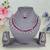 Pink color rhodium plating festive wear designer necklace set