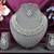 White color rhodium plating festive wear designer necklace set