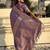 purple woven design zari banarasi saree