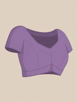 purple woven design zari banarasi saree 5