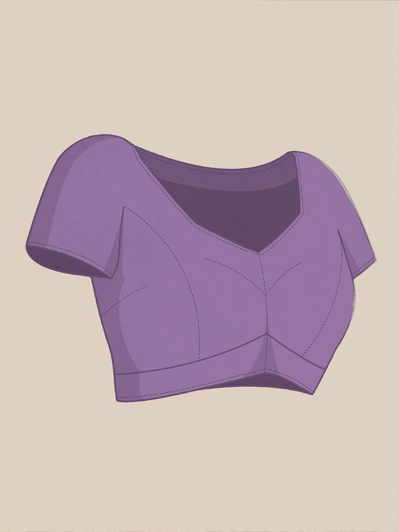 purple woven design zari banarasi saree