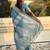 blue woven design zari banarasi saree