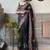 black embroidered saree with blouse piece