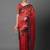 red red satin banarasi woven design saree