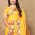 yellow woven design zari silk blend paithani saree