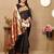 black woven design zari silk blend paithani saree
