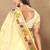 cream woven design zari silk blend paithani saree