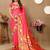 pink woven design zari silk blend paithani saree