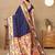 navy_blue woven design zari silk blend paithani saree