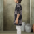 boys abstract printed cotton kurta pajama set