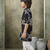 boys abstract printed cotton kurta pajama set