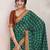 sea_green ajrak printed zari pure crepe dabu saree
