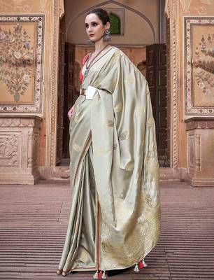 sea_green woven design zari saree 1
