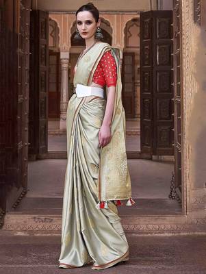 sea_green woven design zari saree 2