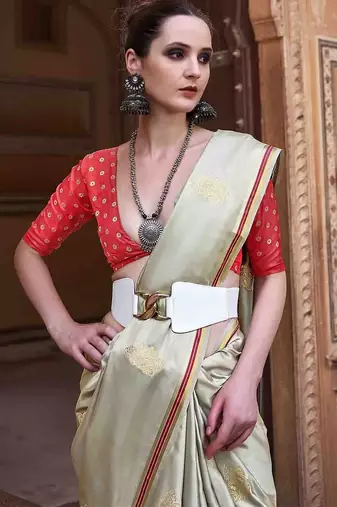 sea_green woven design zari saree