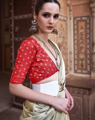 sea_green woven design zari saree 4