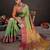 light_lime woven design zari silk blend handloom banarasi saree