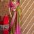 green woven design zari silk blend patola saree