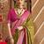 green woven design zari silk blend patola saree