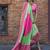 green woven design zari banarasi saree