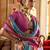 blue woven design zari silk blend patola saree